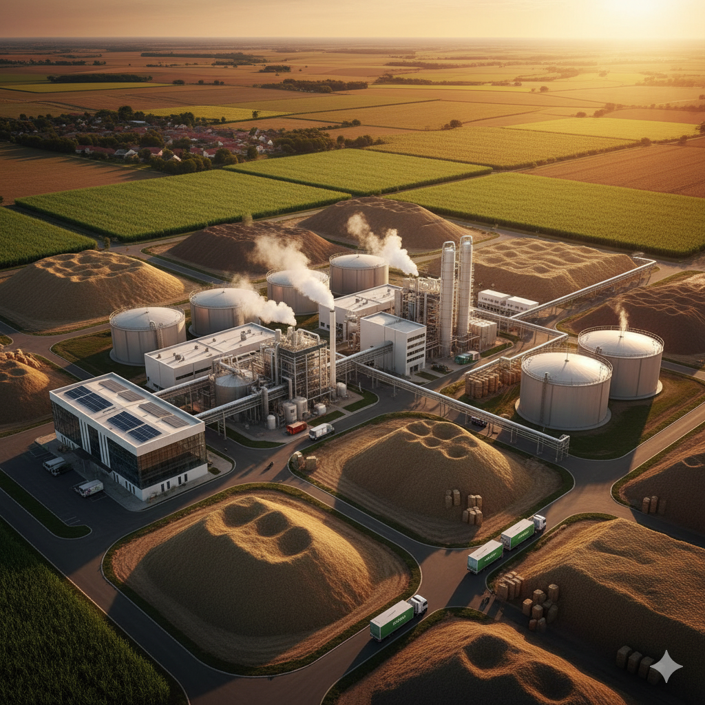 Agricultural Waste-Based Bioethanol Industry